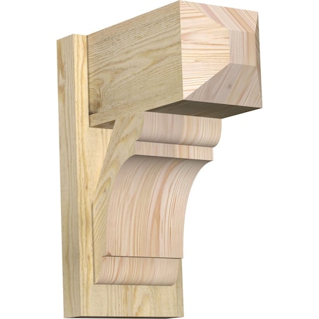 Ekena Millwork Olympic Craftsman Rough Sawn Outlooker, Douglas Fir, 8"W x 14"D x 18"H OUT08X14X18OLY04RDF
